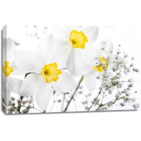 Bouquet of White and Yellow Narcissus