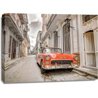 Assaf Frank - Vintage car on street of Havana-Cuba