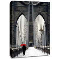 Michael Cahill - Brooklyn Bridge Meets Red