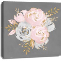 Nature Magick - Floral Bouquet On Gray