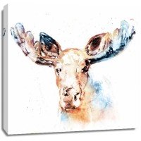 Edward Selkirk - Watercolour Moose 