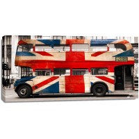 Pangea Images - Union jack double-decker bus, London