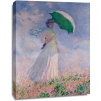 Claude Monet - Woman with a Parasol-Right