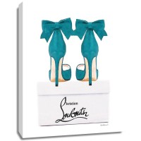 Amanda Greenwood - Teal Shoes with Box
