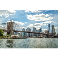 Linda Kreka - New York City Brooklyn Bridge Manhattan II  