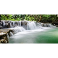 Renée Pehr - Waterfall, In forest of Kanchanaburi, Thailand
