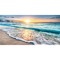 Dave Fowler - Sunrise Over Beach, Cacun  