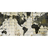 Sue Schlaback - Crate World Map Neutral 