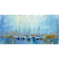 Silvia Vassileva - Boats in the Harbor I  