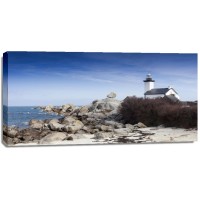 Jim Budd - Lighthouse on Rocks  