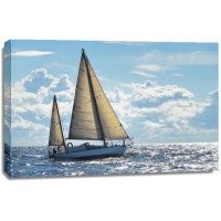 Ricki Mitchello - Yacht Sailing On Sunny Day  