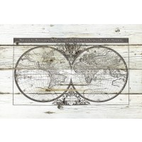 Carol Robinson - World Map Hemispheres