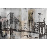 Susan Jill - New York - Brooklyn Bridge Twilight Detail
