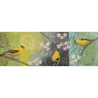 Margaret Donharl - Goldfinches Blooming