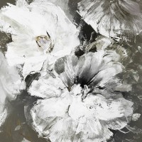 Design Fabrikken - White and Gray Flowers
