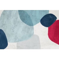 Emma Peal - Red and Blue Pebbles II