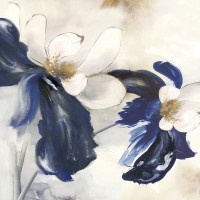 Alex Black - Blue Blossom Florals I 