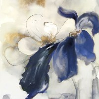 Alex Black - Blue Blossoms Florals II