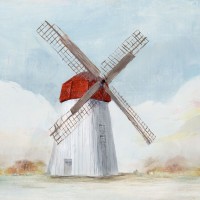 Isabelle Z - Red Windmill I 