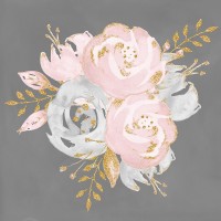 Nature Magick - Floral Bouquet On Gray