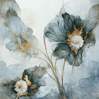 Leah Mclean - Rainy Day Blooms I
