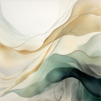 Irena Orlov - Abstract Green Splash I