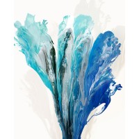 PI Studio - Blue Paint Fan I 