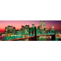 New York - Manhattan Night Skyline  