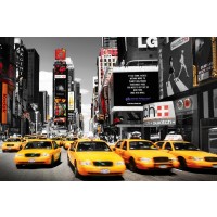 Times Square - Yellow cabs day  