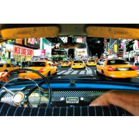 New York - Times square - Taxi ride  