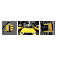 New York - (Yellow Triptych)  