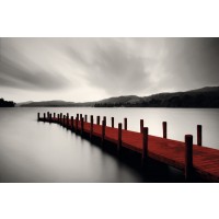 Wooden Landing Jetty - Red