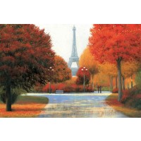 James Wiens - Autumn In Paris Couple  