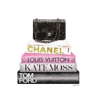 Amanda Greenwood - Book Stack Black Bag