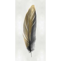 Julia Bosco - Gold Feather on Silver II