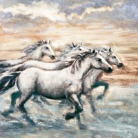 Ralph Steele - Running Horses II  