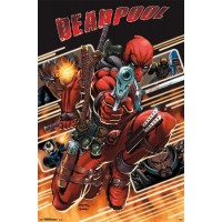 Marvel Comics - Deadpool - Attack Collage