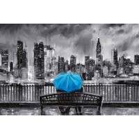 PD Moreno - Fine Art - Blue Umbrella
