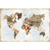 Laura Marshall - Pattern World Map