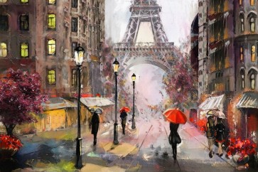 Arthur Heard - Paris View - Eiffel Tower IV - Red