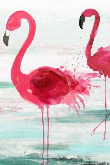 Aimee Wilson - Beach Flamingoes