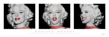 Marilyn Monroe - (Red Dress Triptych)  