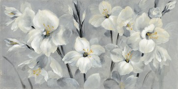 Silvia Vassileva - Flowers On Grey  