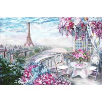 Arthur Heard - Paris View - Eiffel Tower III - Pink