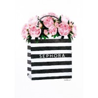 Amanda Greenwood - Bag with Soft Pink Peony