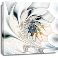 Alison Walton - Abstract White Flower
