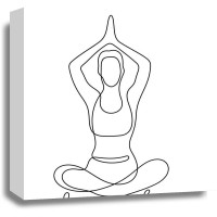 Line Art - Yoga - Inhale I