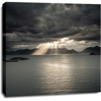 Assaf Frank - Sunset of Norwegian fjord-Lofoten-Norway