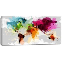 GraphINC - Colourful World Map