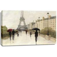 Avery Tillmon - Eiffel In The Rain Marsala Umbrella 